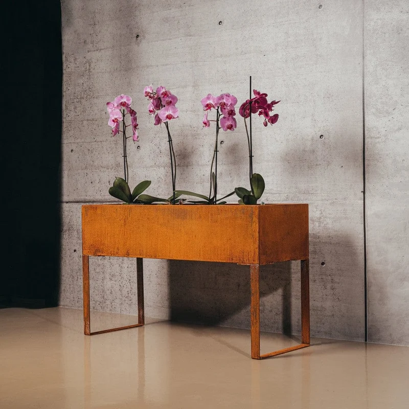 GrillSymbol Blomlåda Aura Smart Corten